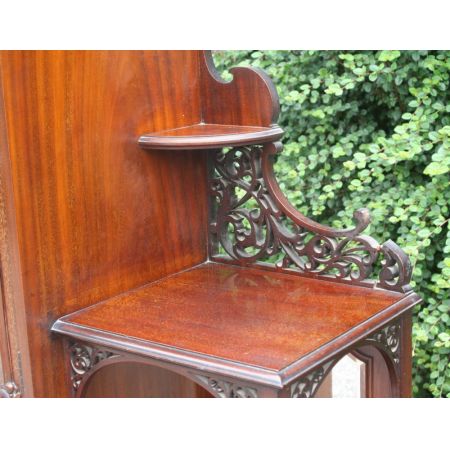 Hochwertige Edwardianische Mahagoni Vitrine  1890