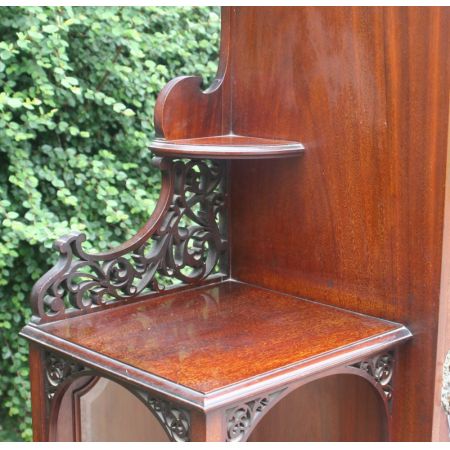 Hochwertige Edwardianische Mahagoni Vitrine  1890