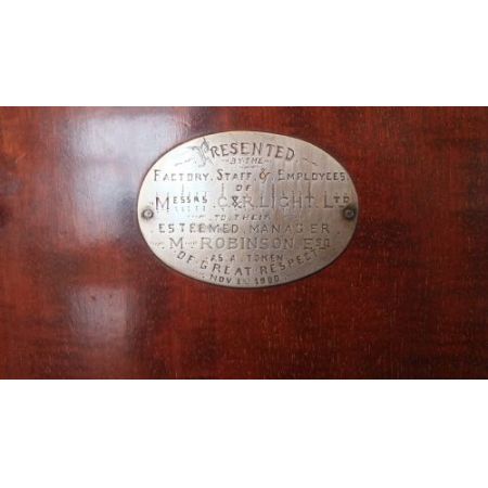 Sekretär aus eingelassenem Mahagoni  Edwardian 1890