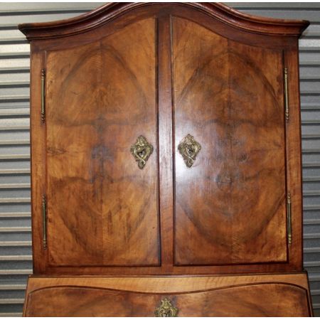 Bücherregal und Sekretär aus Walnussholz France 