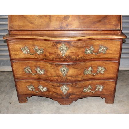 Bücherregal und Sekretär aus Walnussholz France 