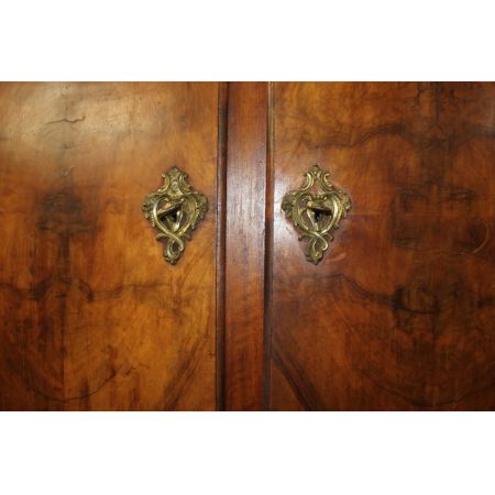 Bücherregal und Sekretär aus Walnussholz France 