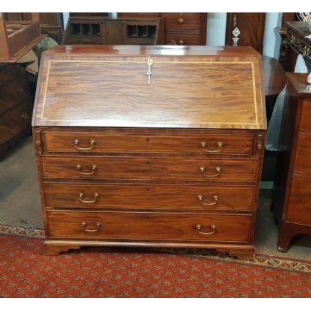 Edwardianischer Mahagoni Sekretät  England 1890