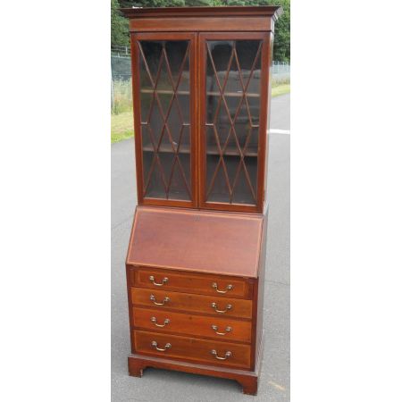 Edwardianischer Mahagoni Sekretät  England 1890