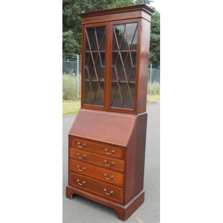 Edwardianischer Mahagoni Sekretät  England 1890