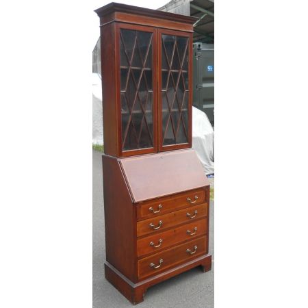 Edwardianischer Mahagoni Sekretät  England 1890