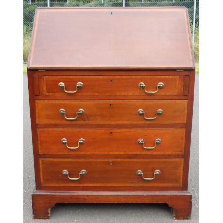 Edwardianischer Mahagoni Sekretät  England 1890