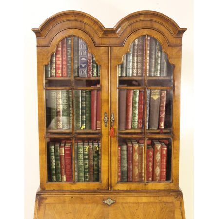 Nussbaum Sekretär und Bücherregal  von ca. 1900 Original