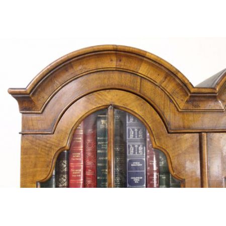 Nussbaum Sekretär und Bücherregal  von ca. 1900 Original