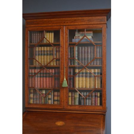 Edwardianischer Zylinder Sekretär  Mahagoni  1900