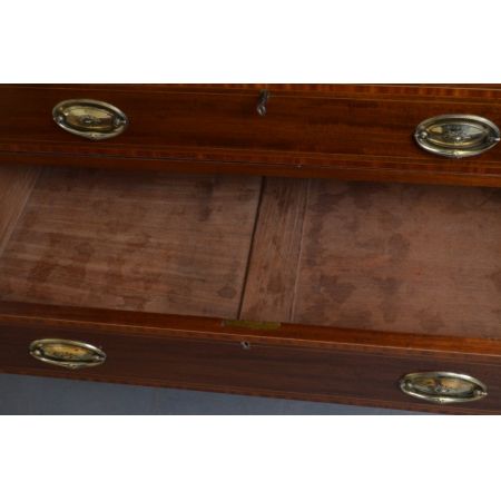 Edwardianischer Zylinder Sekretär  Mahagoni  1900