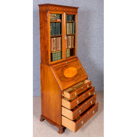 Erstklassiger Edwardian Sheraton Revival Sekretär