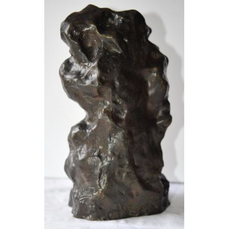 Französische Jugendstil-Bronzeskulptur von Ernest Wante