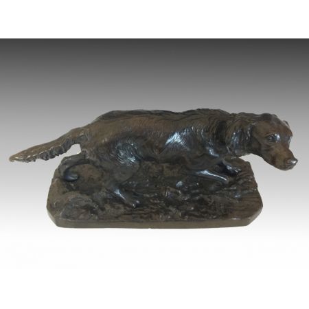 Antiker Bronze-Retriever nach PJ Mene im Einzelhandel von JJ Mechi