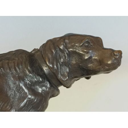 Antiker Bronze-Retriever nach PJ Mene im Einzelhandel von JJ Mechi