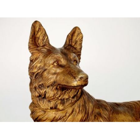 "Polizeihund" von Chiparus   Polizeihund von D. H. Chiparus, Laureat des Salon des Beaux Arts.