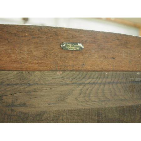 Jugendstil Eiche Gaderobenständer   "B. & E. STRUMP, Schreiner, 42-44 St. George's Road, Glasgow '