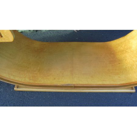 ART DECO Vogelaugen Ahorn Schreibtisch massiv KonsolenTisch aus 1930 Original 