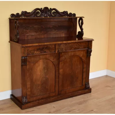 Früh Viktoriansisches Choffernier sideboard Mahagoni   Original ca 1850  