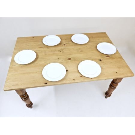 Edler antiker Küchentisch Kiefer Pine Esstisch  aus dem 