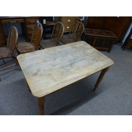 Schöner antiker Esstisch Kiefer von 1900  Pinetable 