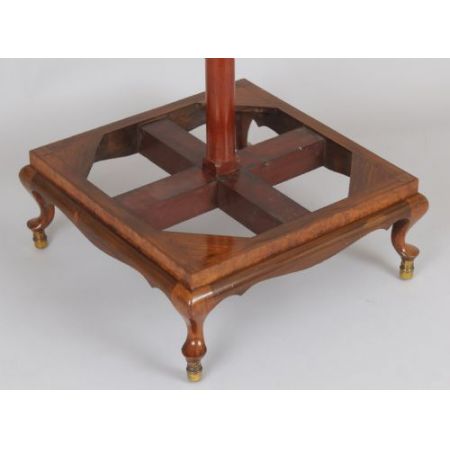 Hochwertiges Revolving Bookcase Bücherschrank Nussbaum 1920