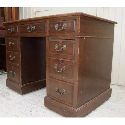 Schöner Maple and Co Schreibtisch Eiche Massivholz