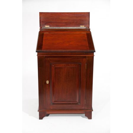 Antiker kleiner Mahagoni Davenport Schreibtisch Massivholz