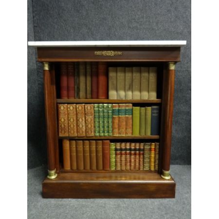 Schönes Paar Mahagoni Bücherschränke Regency 1920
