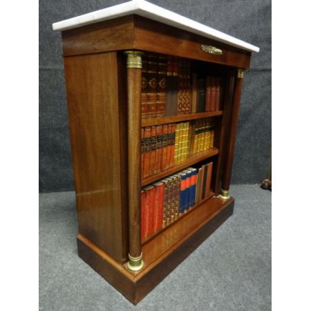 Schönes Paar Mahagoni Bücherschränke Regency 1920