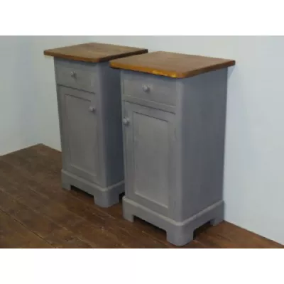 Antikes Paar schöner Schränke Kiefer 1880 ausMassivholz