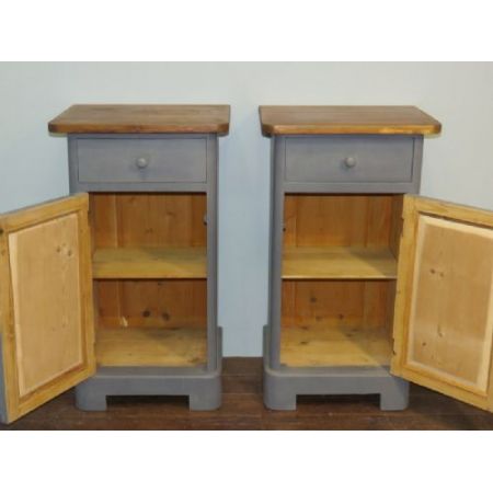 Antikes Paar schöner Schränke Kiefer 1880 ausMassivholz