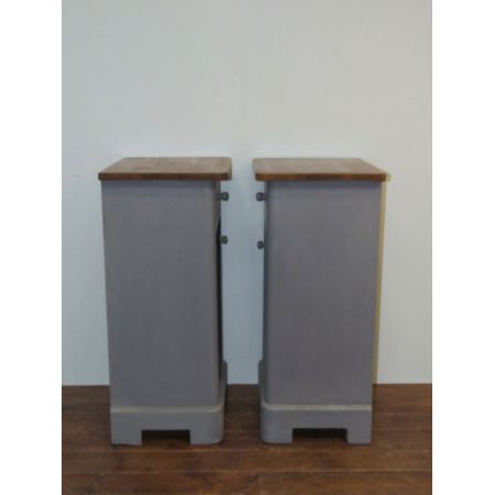 Antikes Paar schöner Schränke Kiefer 1880 ausMassivholz