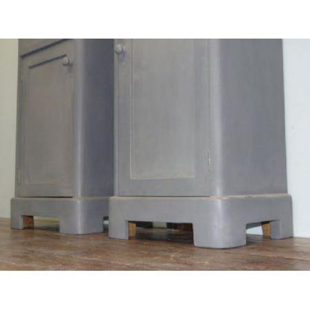 Antikes Paar schöner Schränke Kiefer 1880 ausMassivholz