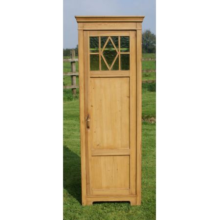 Schöner antiker deutscher Küchenschrank aus Kiefer