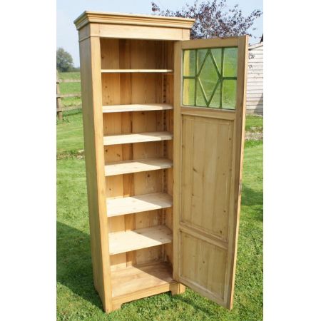 Schöner antiker deutscher Küchenschrank aus Kiefer