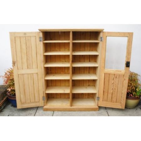 Großer  Bauern Schrank aus Kiefer ca 1920 