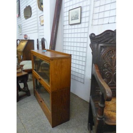 Bücherschrank aus Eiche, 1920  Globe wernicke Antik 