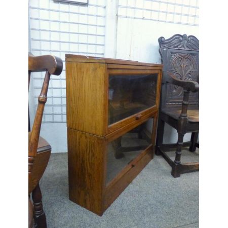 Bücherschrank aus Eiche, 1920  Globe wernicke Antik 