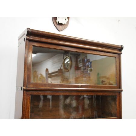 Großer Bücherschrank aus Eiche, 1920 globe wernicke 