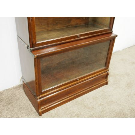 Großer Bücherschrank aus Eiche, 1920 globe wernicke 