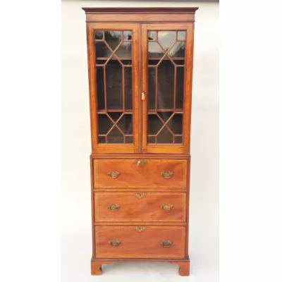 Bookcase Cabinet aus Mahagoni aus der Zeit des Regency 1811 