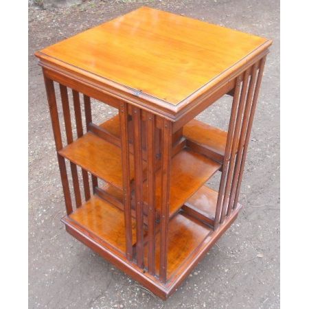 Revolving Bookcase aus Mahagoni, Edwardian 1900