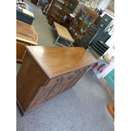 Massivholz Eichen Sideboard Edwardian um 1900 Massivholz