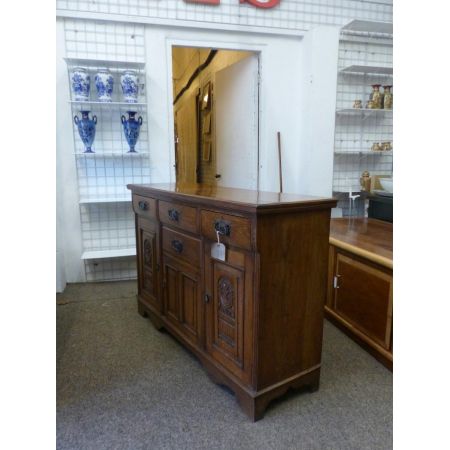Massivholz Eichen Sideboard Edwardian um 1900 Massivholz
