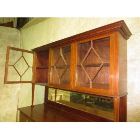 Massives, in Mahagoni eingelegtes Sideboard Edwardian 1900