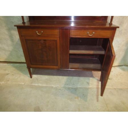 Massives, in Mahagoni eingelegtes Sideboard Edwardian 1900