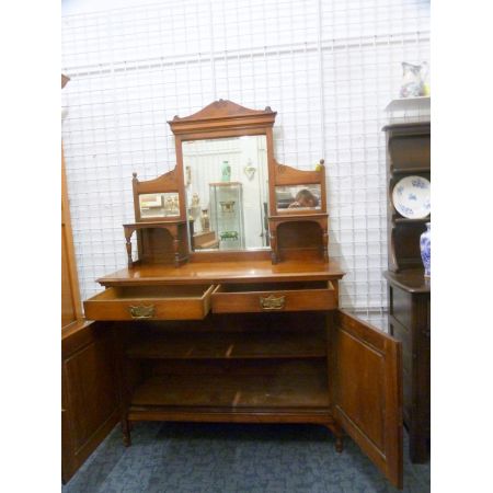 Edwardianisches Sideboard mit Spiegel  1900 JH  