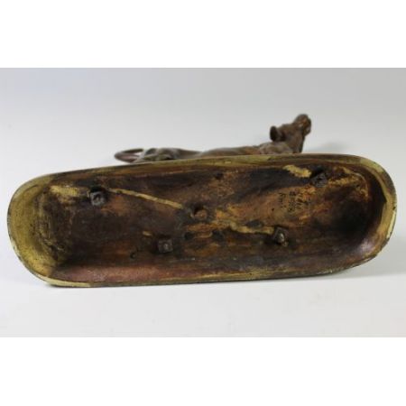 Französicher Bronzeguss Hund von Dubucand