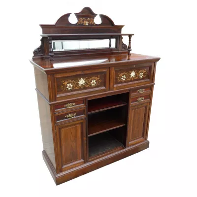Edwardianisches  Palisanderholz  Sideboard  1890 